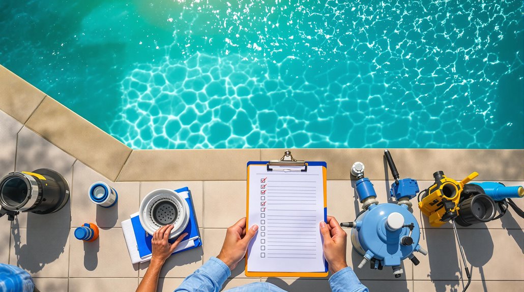 pool evaluation and equipment